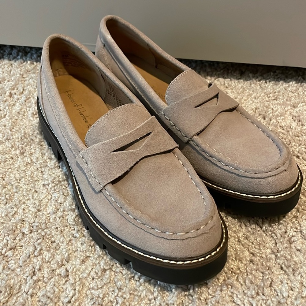 House of Harlow Lug Sole Loafers, Size 8